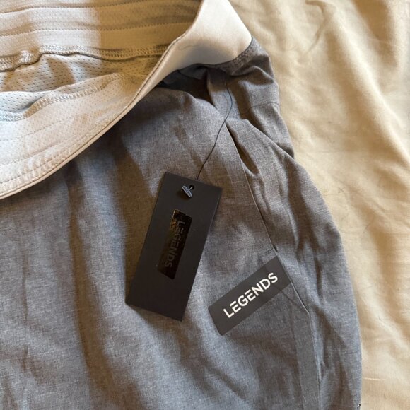 Men's workout shorts with compression - Picture 2 of 4